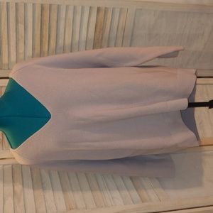 Athleta Lavender V-Neck Sweater 1X